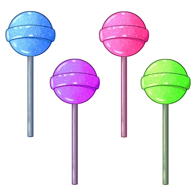 Lollipop stickers