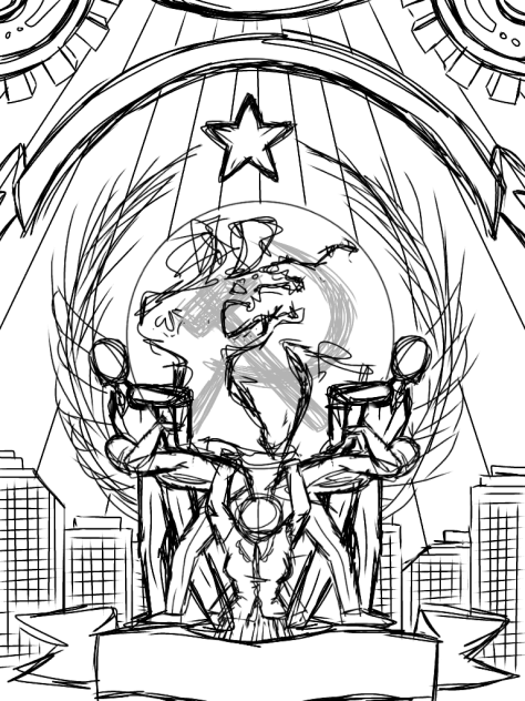 poster sketch (absolutely not shitpost)