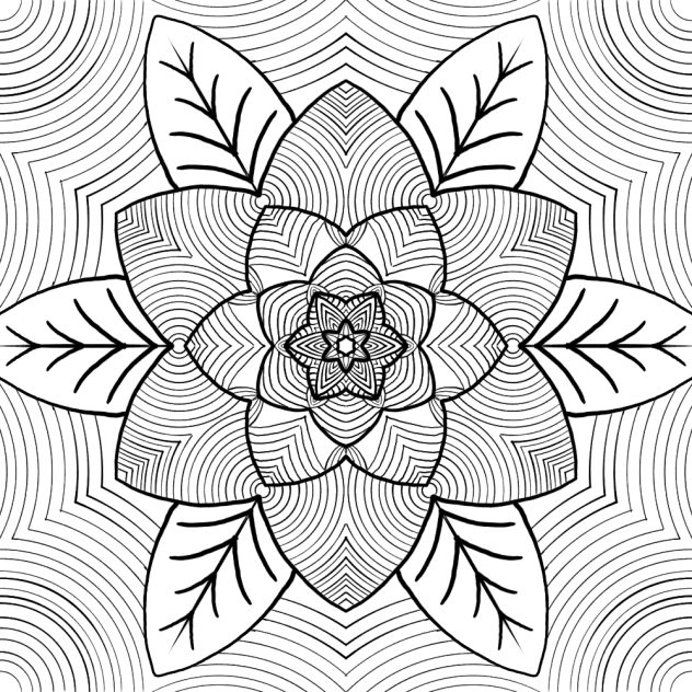 Mandala Flower 5 - ibisPaint