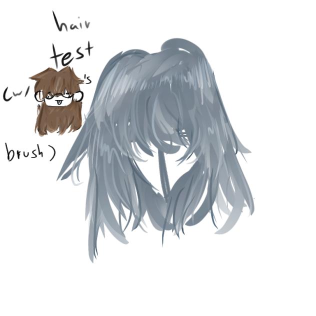HAIR TEST W REEMS UHH KINDA STOLEN BRUSH