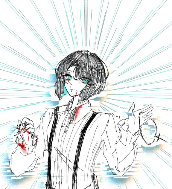 静か