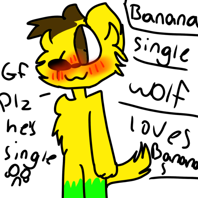 My 2nd main oc Banana he’s single 😏👌🏻 - ibisPaint