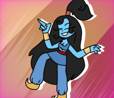 Genie as a Disney princess uwu