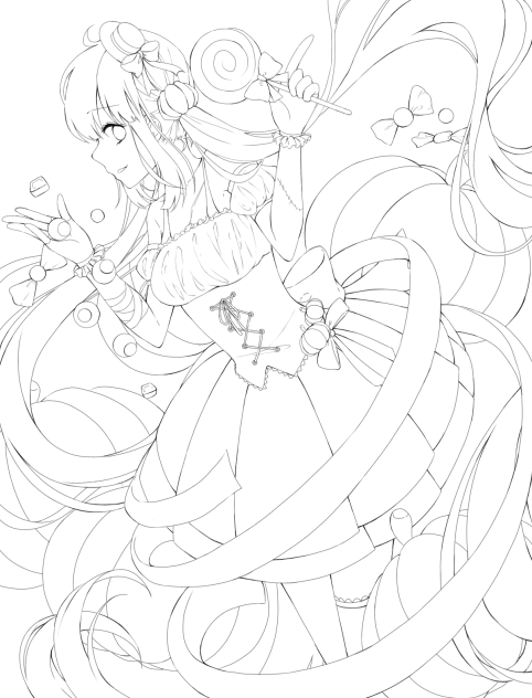ハロウィン🎃線画