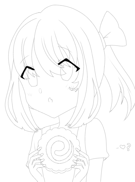 🍥you want some？(lineart)