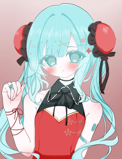 チャイナミク　線画