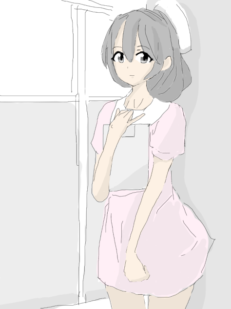 病院の曲がり角