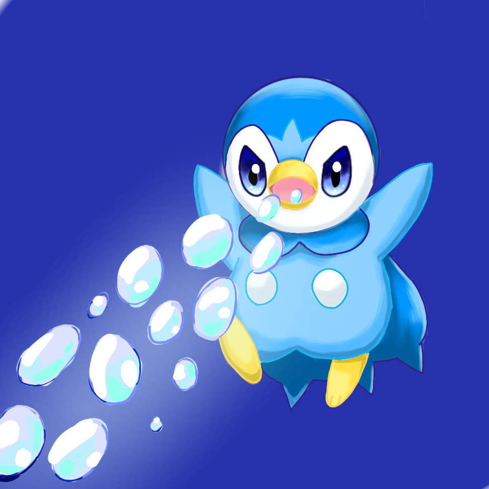 ポッチャマ バブルこうせん！ - ibisPaint