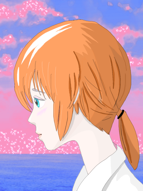 海辺で at the seashore