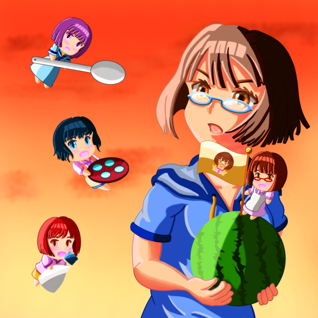 平和の為、西瓜は渡さない！