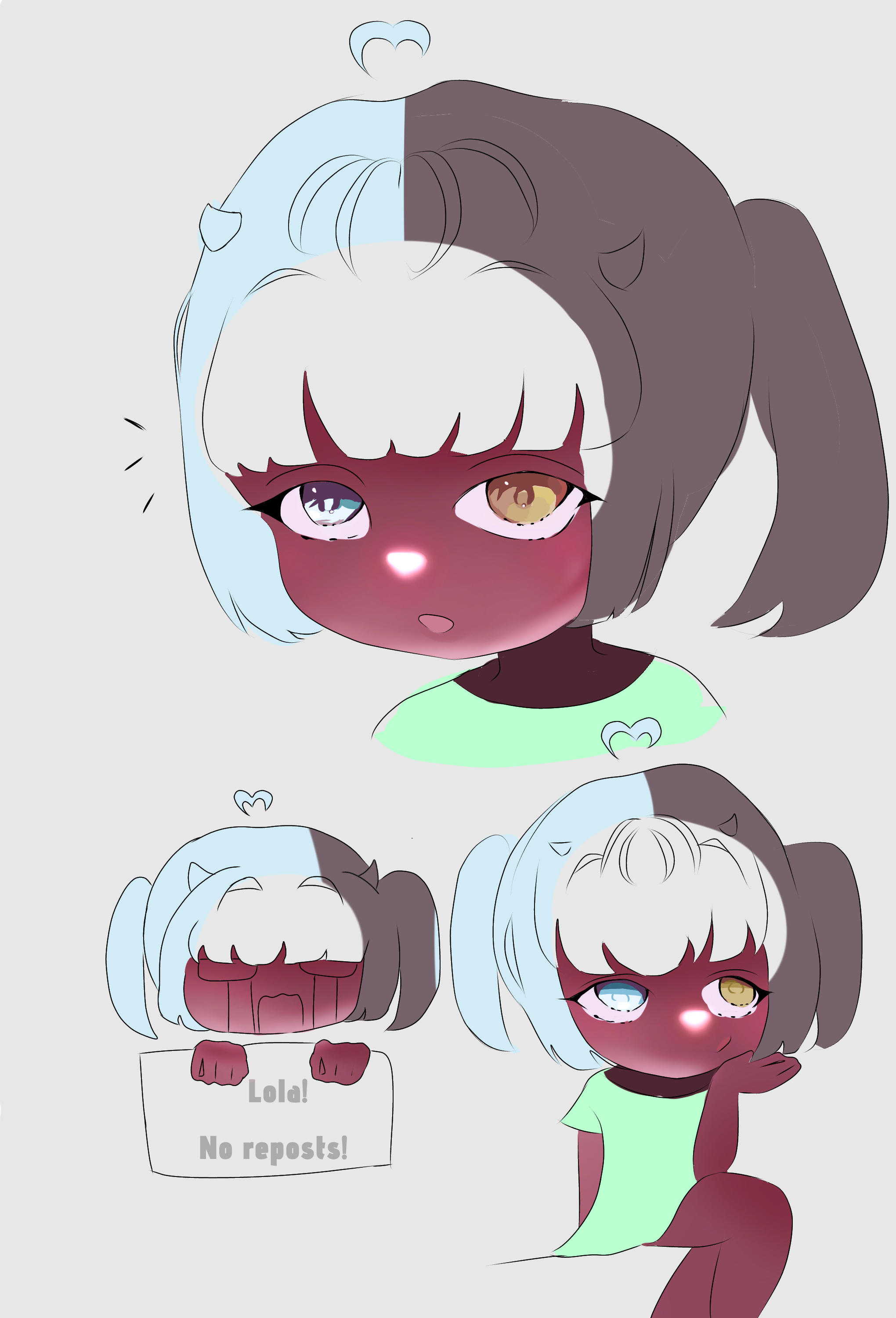 Lola's oc character sheet. - ibisPaint