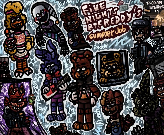 my own reimagined of fnaf 1