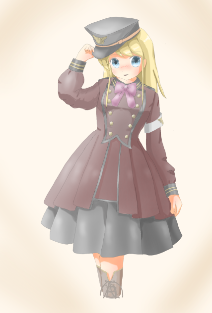 軍服ドレスでーす