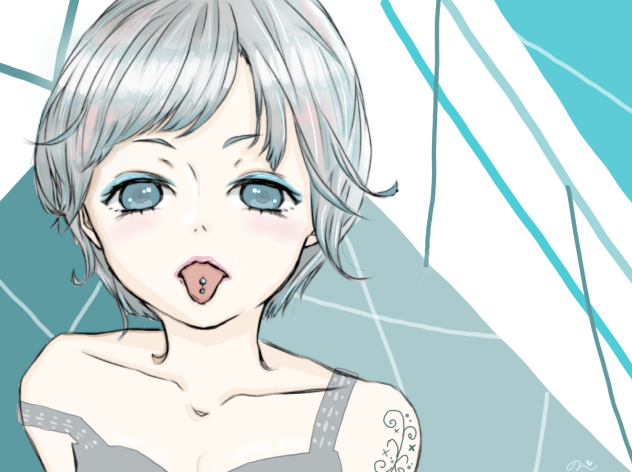 塗り絵 ショート セクシー