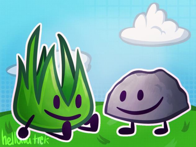 GRASSY AND ROCKY