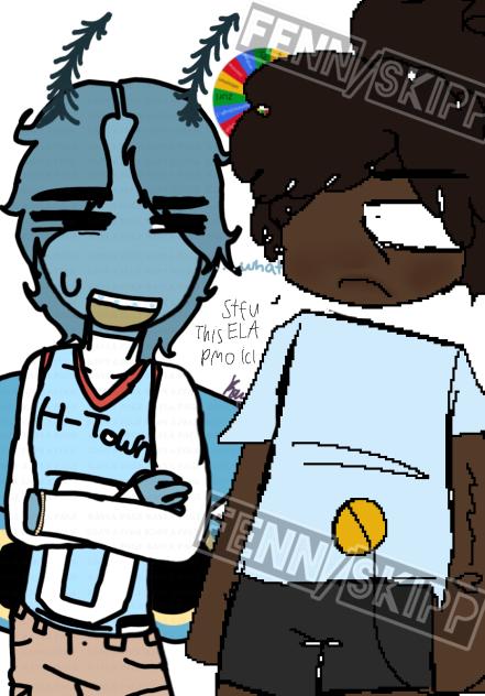 BLUE MOTH AND MARTIAN