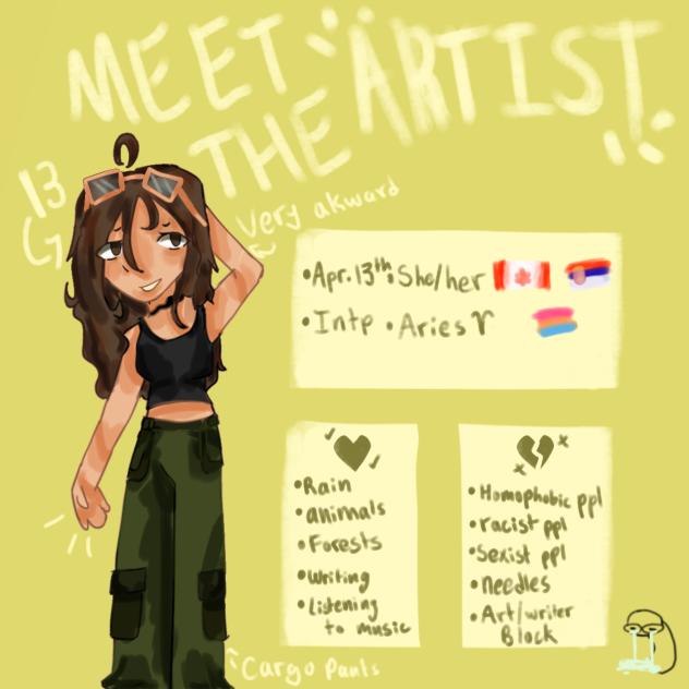 ~❕MEET THE ARTIST❕~