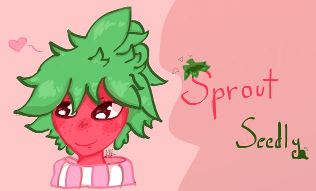 Sprout Seedly sketch painting