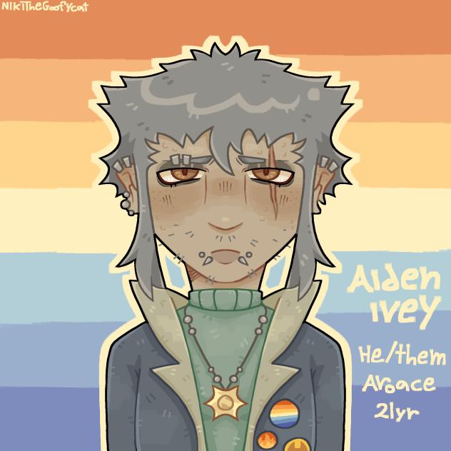 Aiden ivey ^^ wc oc humanized