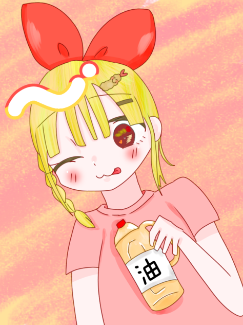 エビフライの擬人化🍤