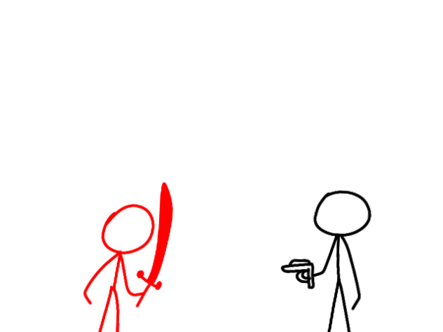Slashing a bullet