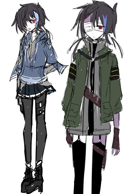 サヨの私服候補絵