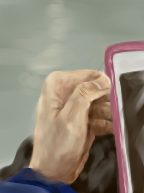 移動中の落書き