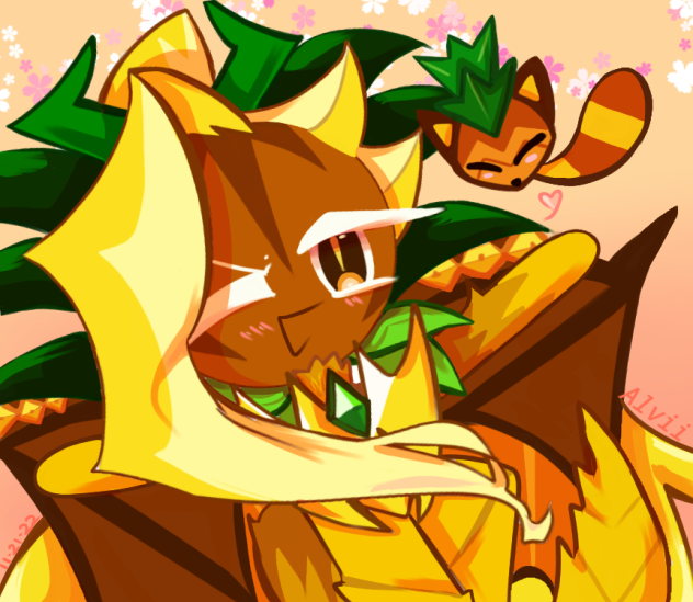 Ananas Dragon Cookie