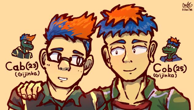 Cab & Big bro Gijinka