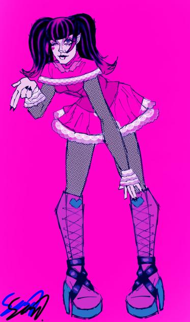 Draculaura drawing