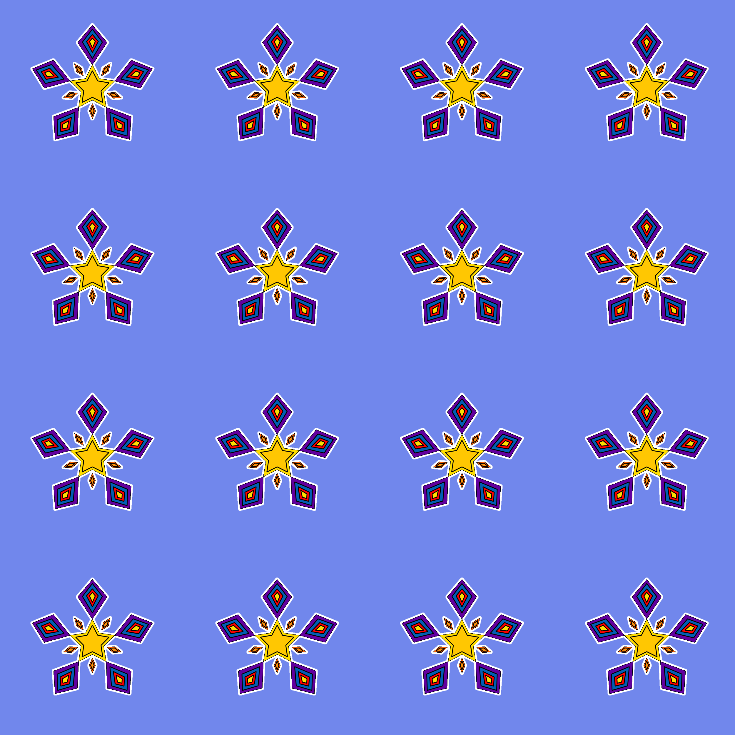 Star - Pattern - ibisPaint