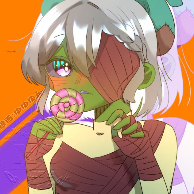 線画塗った
