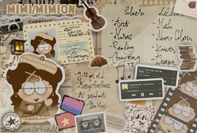 Mimion’s character sheet