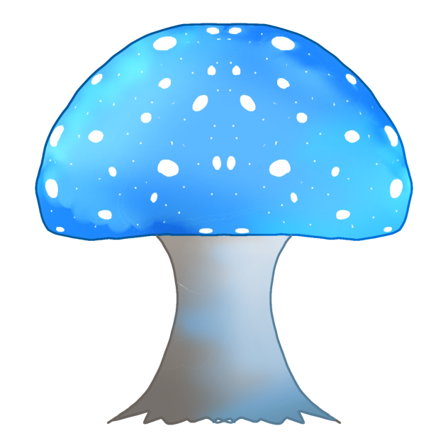 🍄blue mushroom🍄