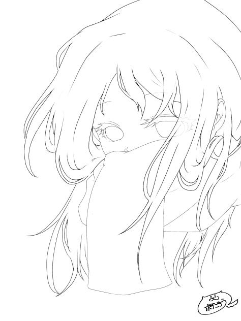 冬　線画