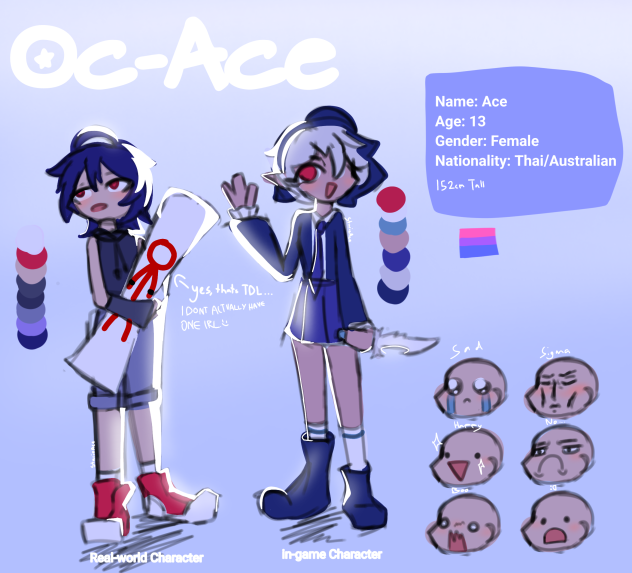 Oc reference sheet of my oc.