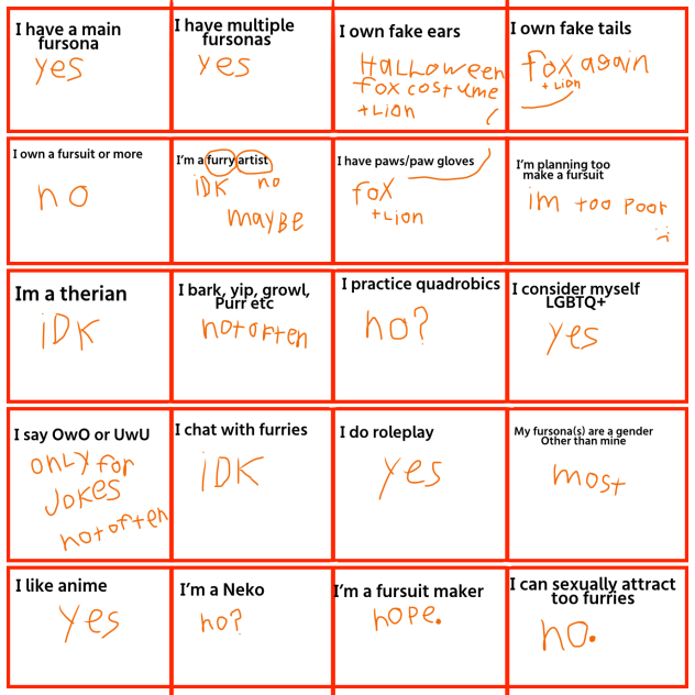 Furry bingo cause I wanna try it