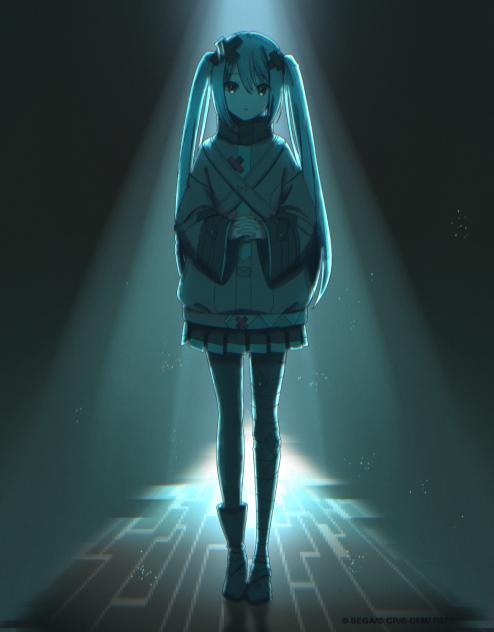 塗りマス　初音ミク