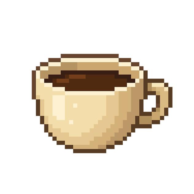 Coffee cup (pixel)