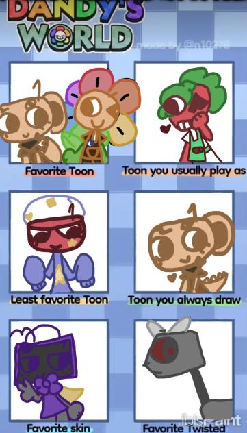 Dandys World challenge draw!