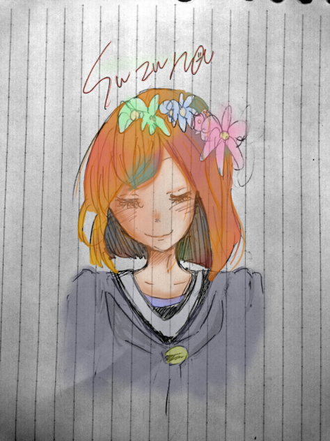 友達からの絵を塗った(照)