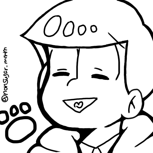 チョロ松＊塗り絵