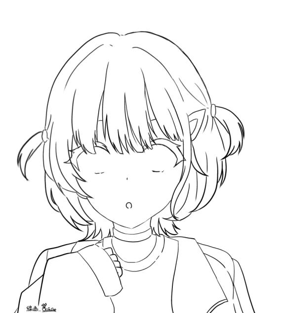ばんちょ⚡️線画