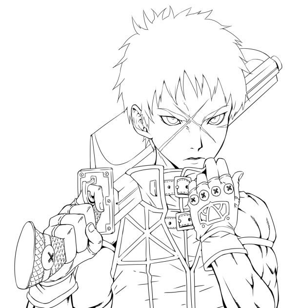 ☆ヴァルハラでまた会おう☆(線画)