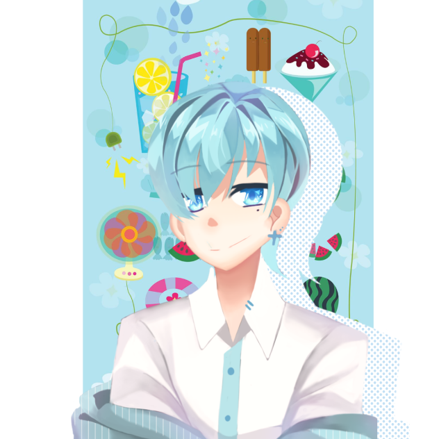 Blue boy - ibisPaint