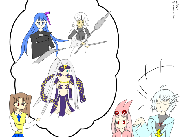 512作目　ヒロイン像を相談する人たち