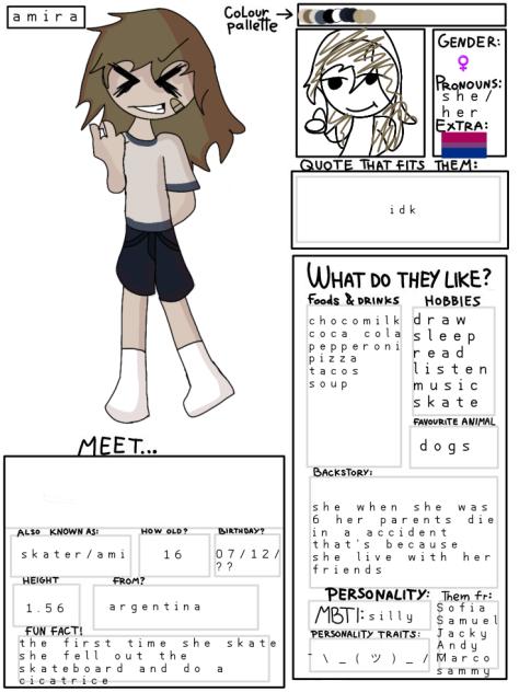 my OC info!