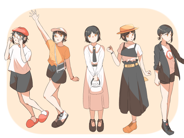 フォロワーのオリキャラ描いた4