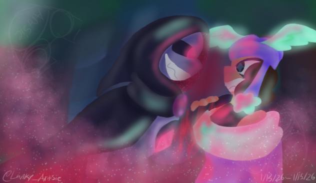 Aurora meets TITAN In VRChat