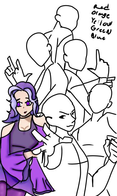 Rainbow collab - ibisPaint